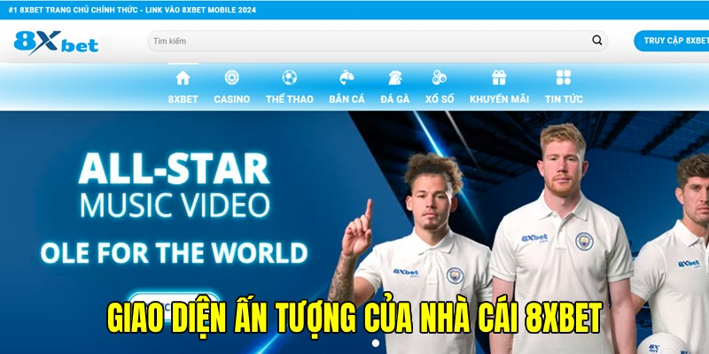 Bet thủ bị thu hút bởi một giao diện đầy chuyên nghiệp